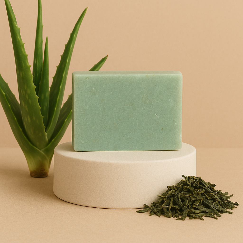 SAVON VISAGE ANTI ACNÉ      THÉ VERT&ALOE VERA